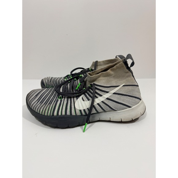 Nike Other - Nike Free Train Virtue Mens 11 Grey Black Green Good 833275-110 Flywire Running